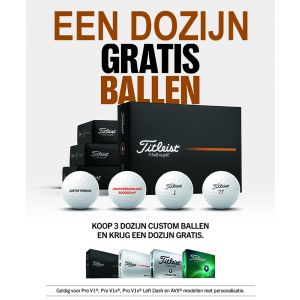 Titleist gratis golfballen